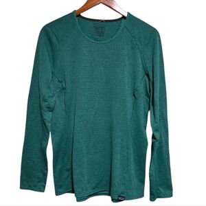 Patagonia Capilene Thermal Weight Crew in Blue-Green Size Large
